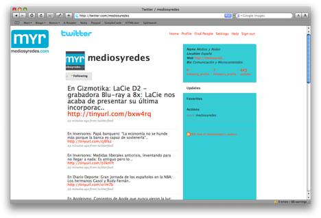 Medios y Redes en Twitter